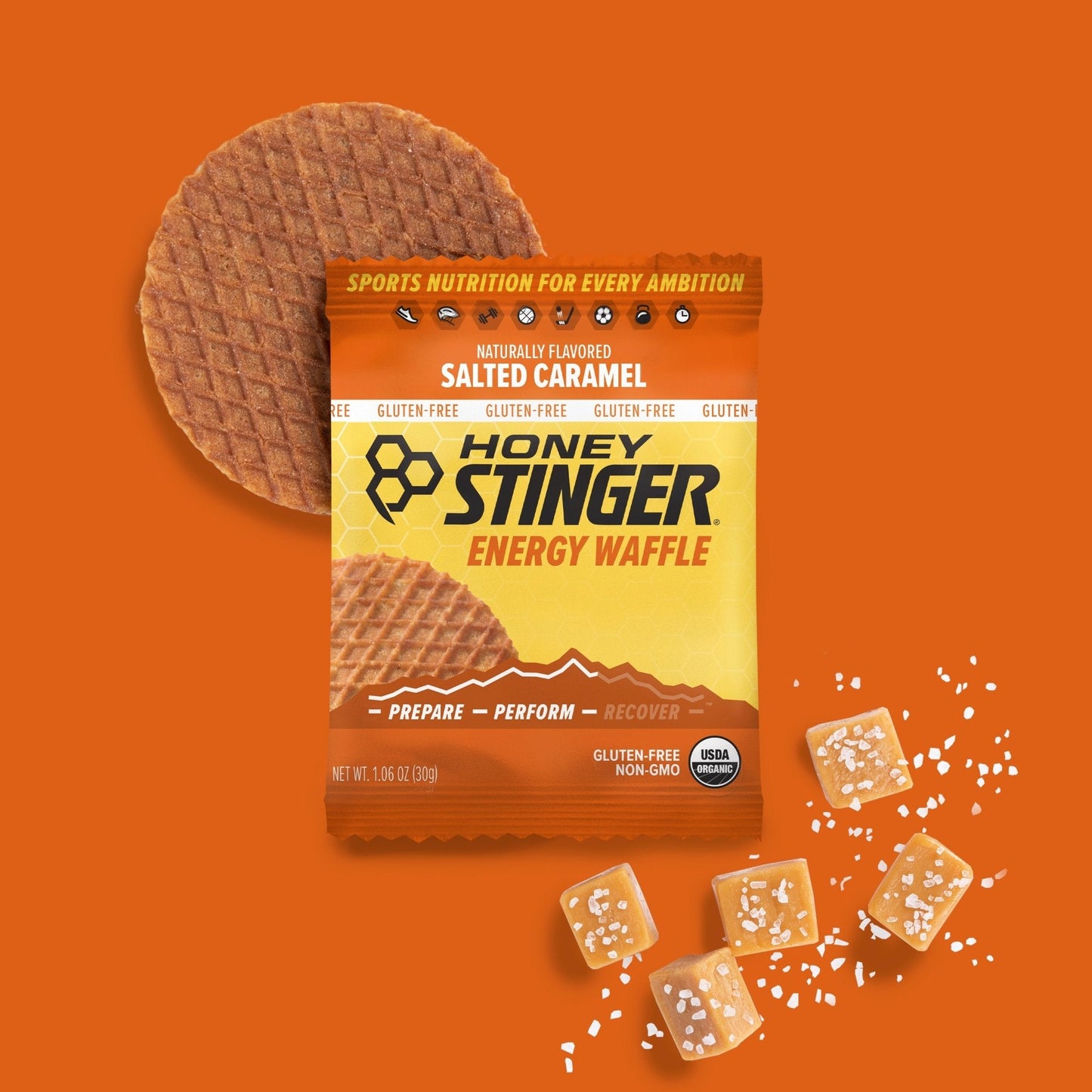 Salted Caramel Gluten-Free Waffle Box of 16