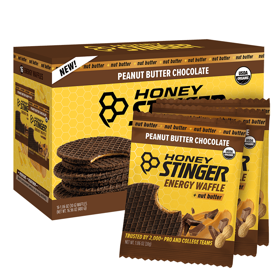 Peanut Butter Chocolate Waffle Box of 16