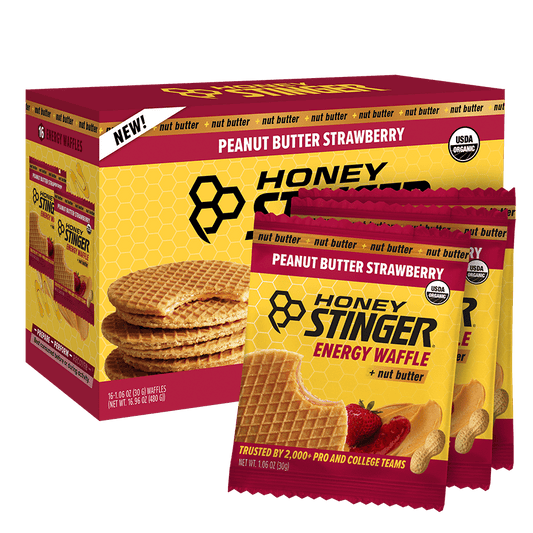 Peanut Butter Strawberry Waffle Box of 16