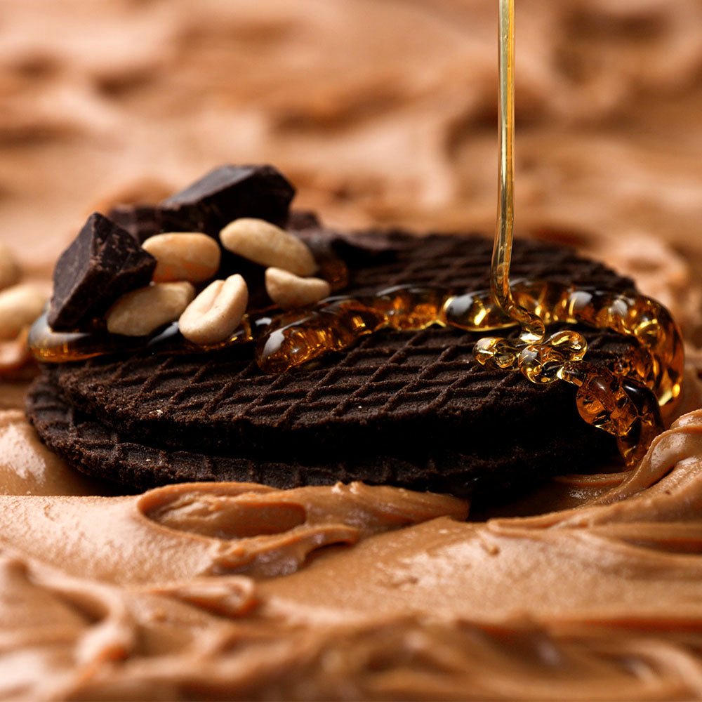 Peanut Butter Chocolate Waffle Box of 16