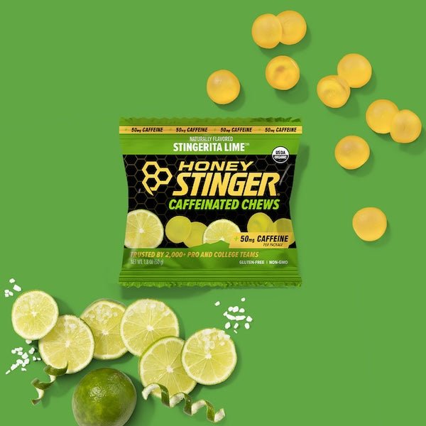 Caffeinated Stingerita Lime Energy Chews Box of 12