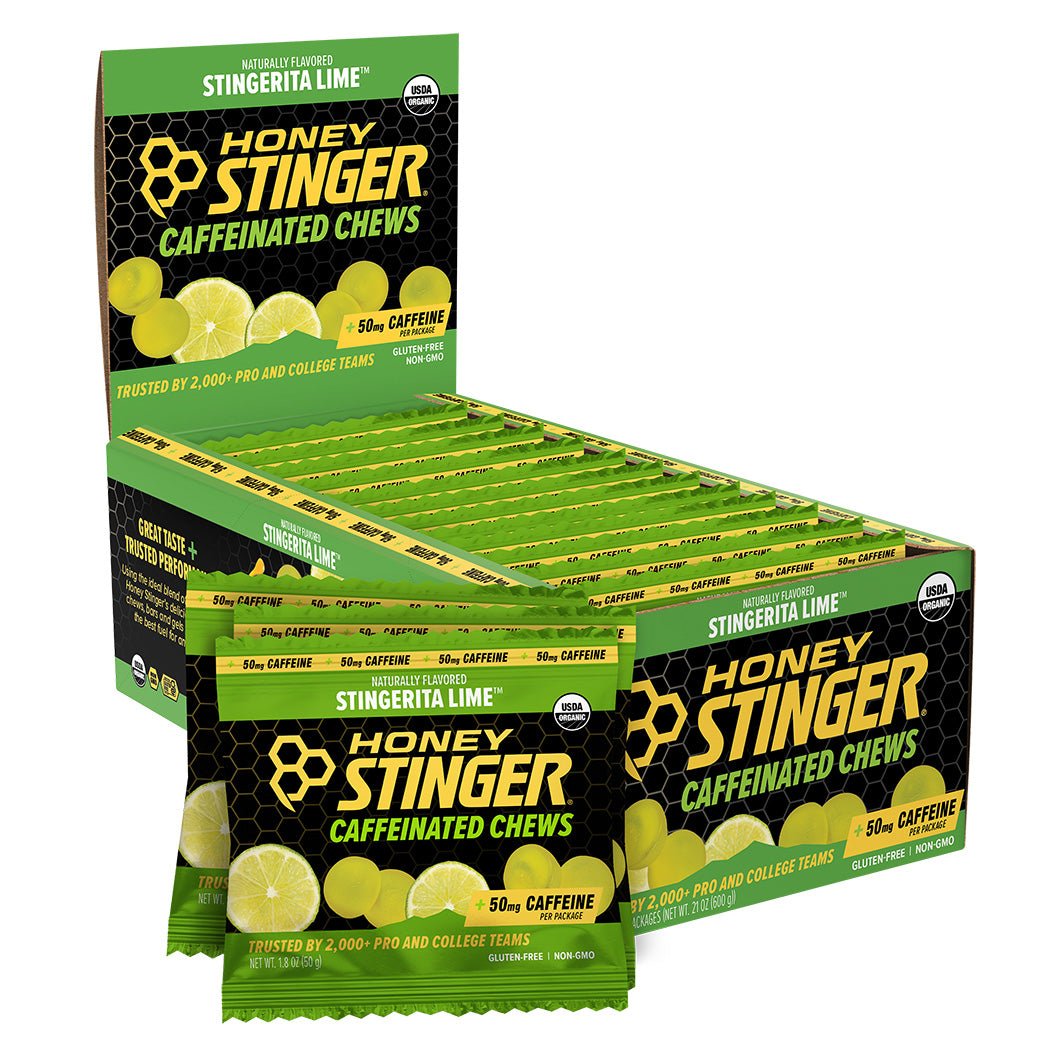 Caffeinated Stingerita Lime Energy Chews Box of 12