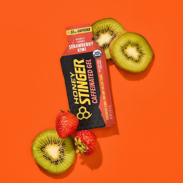 Strawberry Kiwi Caffeinated Energy Gel Box of 24